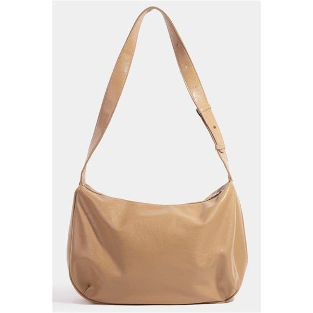 Fame‎ Faux Leather Hobo Crescent Shoulder Bag